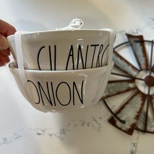 Rae Dunn Cilantro and Onion Bowls